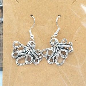 Kraken Earrings Sea Monster